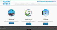 Desktop Screenshot of materialesespeciales.com